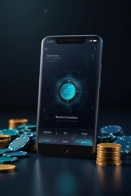 Smartphone mit Pistolo Casino App